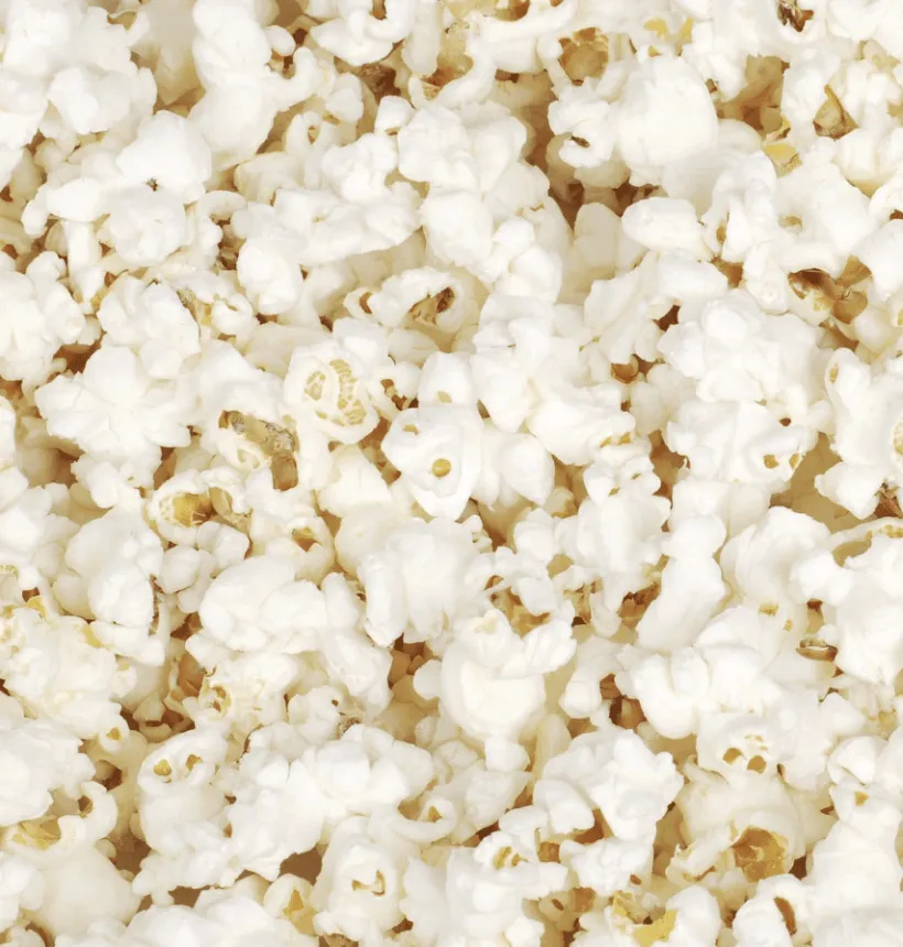 Klar-poppede popcorn (5 kg)