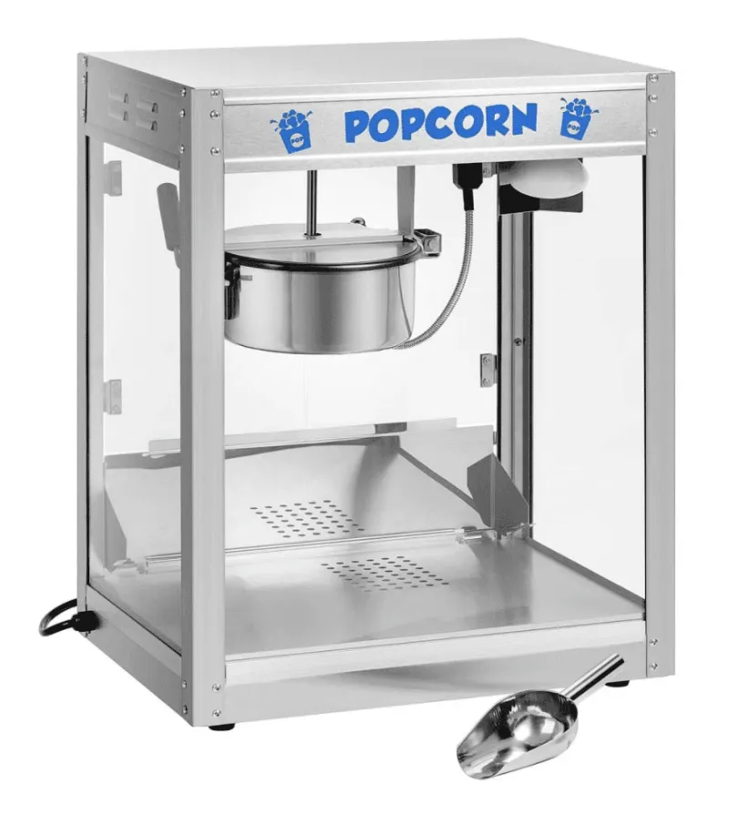 Popcorn maskine sølv